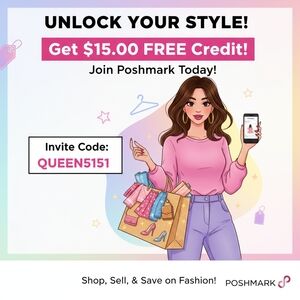 🎀 Poshmark Fashion Promotion 🎀 Get Your$15 Credit Today!